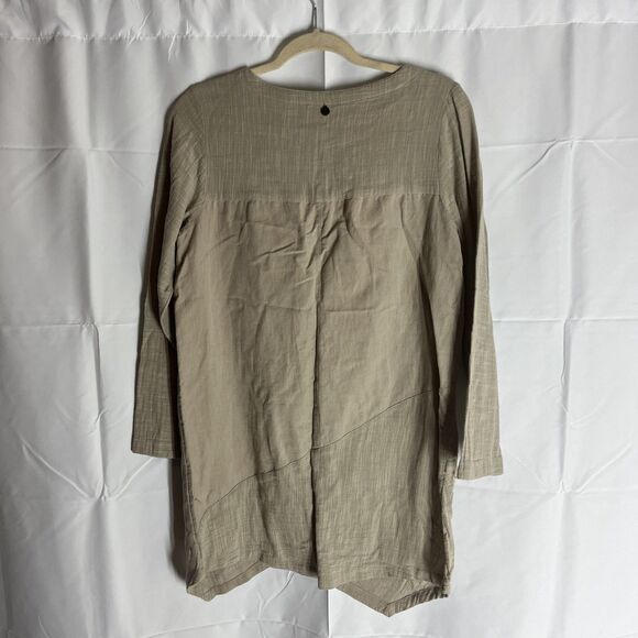 SOFT SURROUNDINGS Linen Cotton Button Up Top Women's Sz XS Resort Boho - Picture 13 of 13